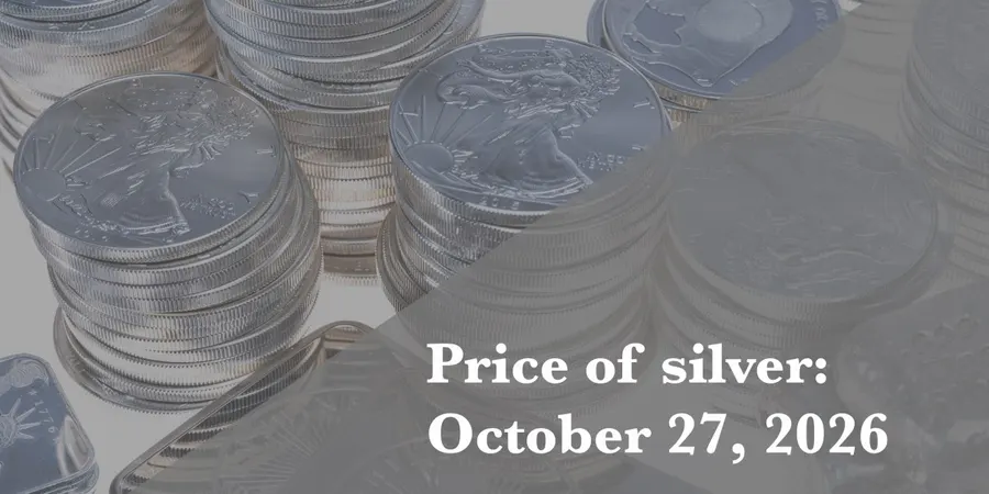 Silver holds near $52–54 an ounce as Fed decision looms