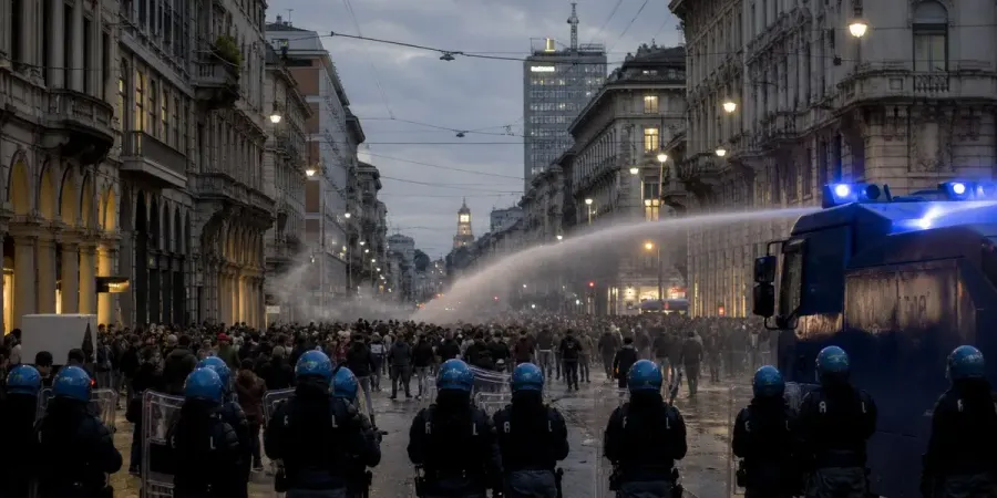 Italy's cost-of-living protests turn violent in Milan, Turin and Bologna