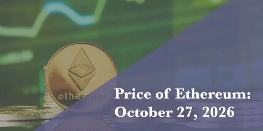 Ethereum falls below $2,300 in October, down 20.6% in 2026