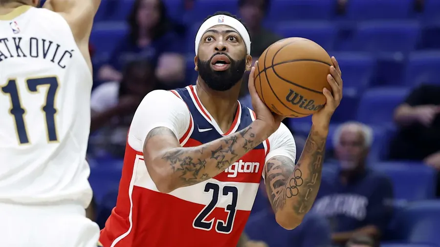 Anthony Davis scores 34 in Wizards debut after nine months out