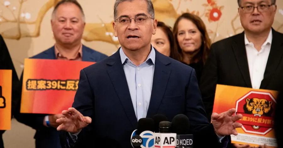 Democrat Xavier Becerra leads California governor race by 27 points