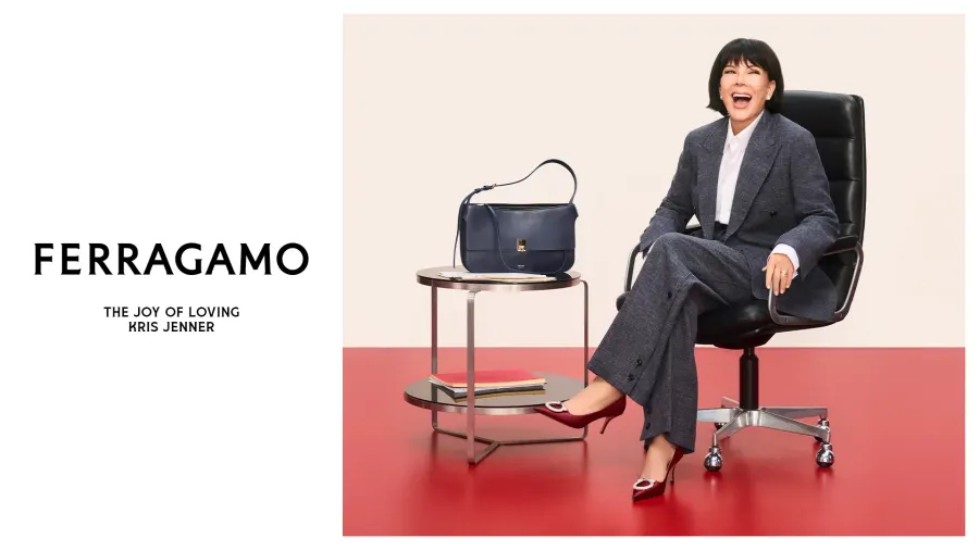 Kris Jenner stars as director in Ferragamo holiday campaign