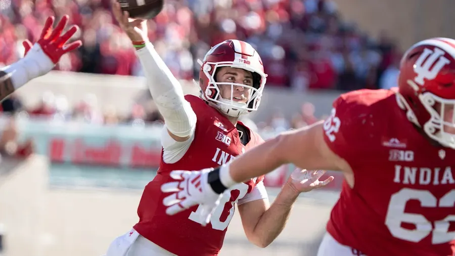 Indiana quarterback Josh Hoover plays through arm issue amid accuracy slump