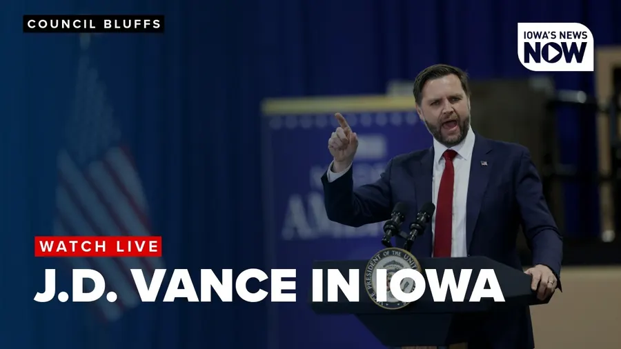 Vance campaigns in Iowa for midterms