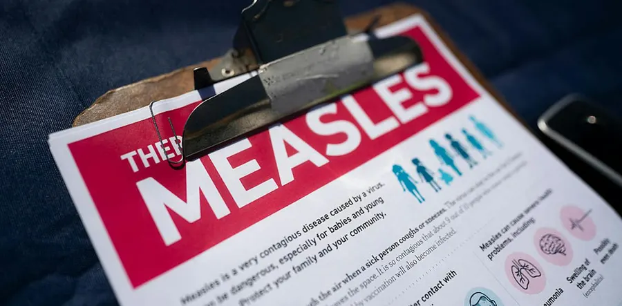 Measles exposure spurs vaccine debate