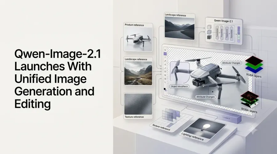 Qwen Image 2.1 released