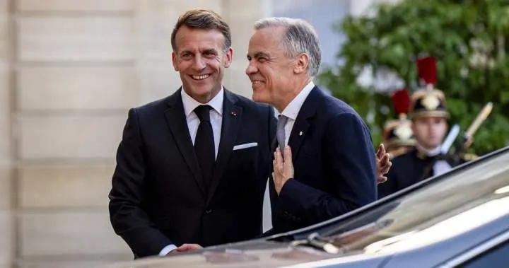 Carney meets Macron in Saint-Pierre-et-Miquelon
