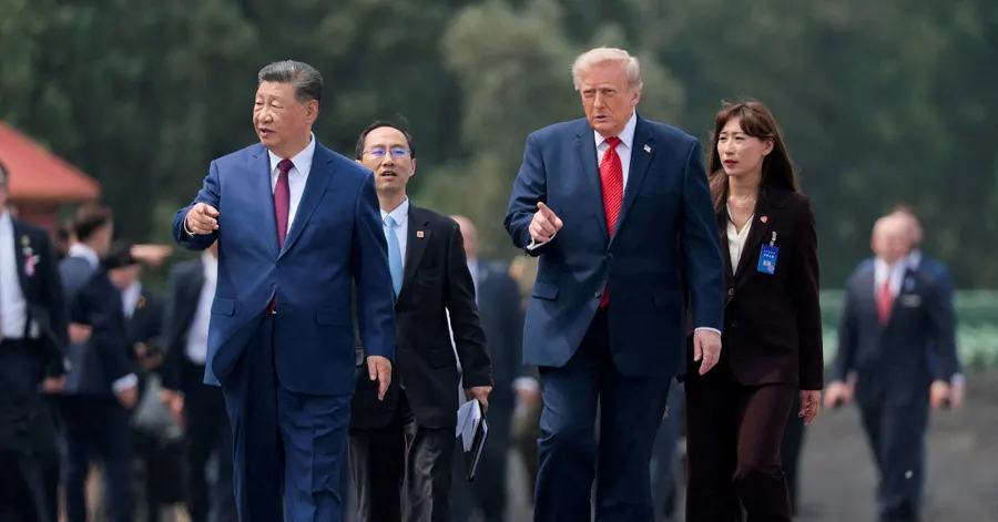 Xi arrives at Trump summit as China trade surges