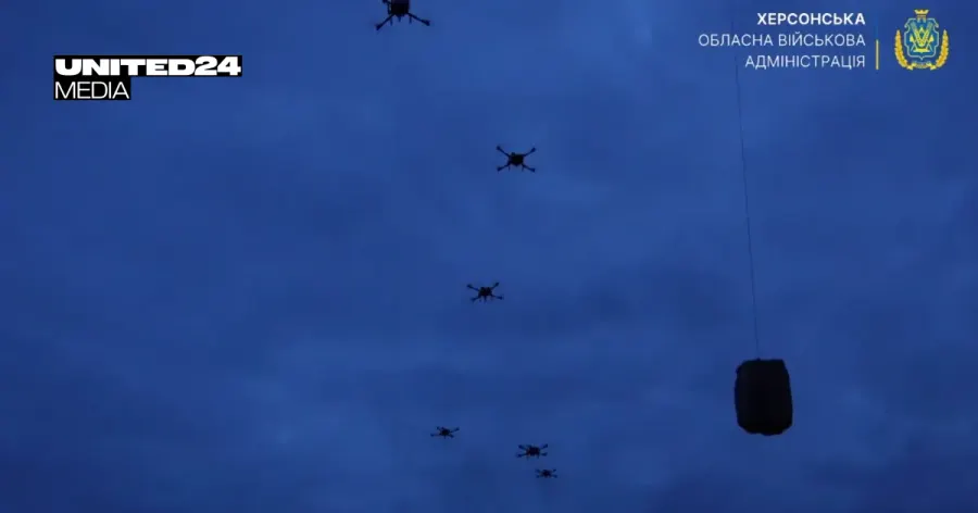 Ukraine drones feed Oleshky