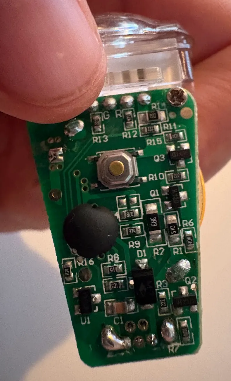 Replacing battery on rechargeable bike lights