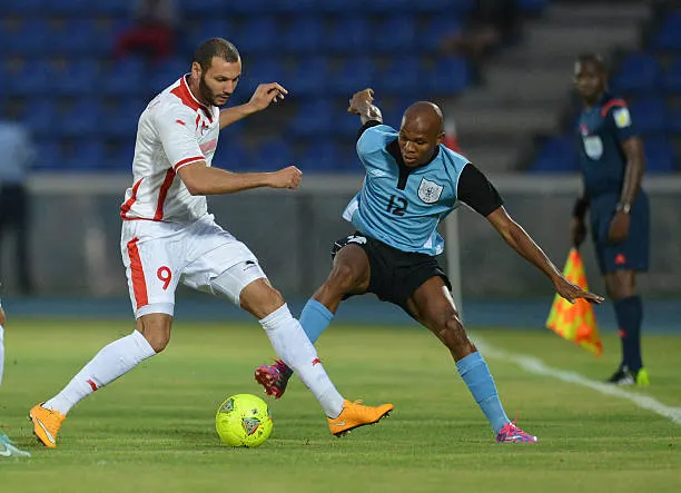 Tunisia vs Botswana football match