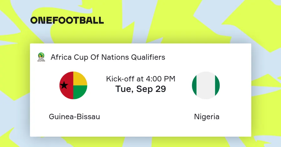 Guinea-Bissau vs Nigeria match