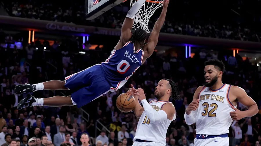 LeBron James and Jaylen Brown debut as Sixers beat champion Knicks 106-100