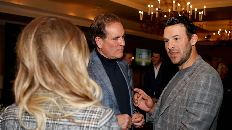 Jim Nantz and Tony Romo CBS news
