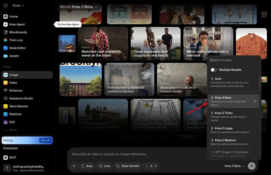 Krea 3 image model launched for editing