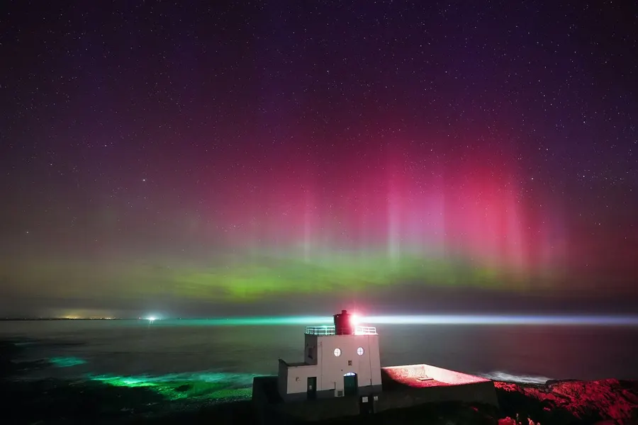 Northern lights visible tonight