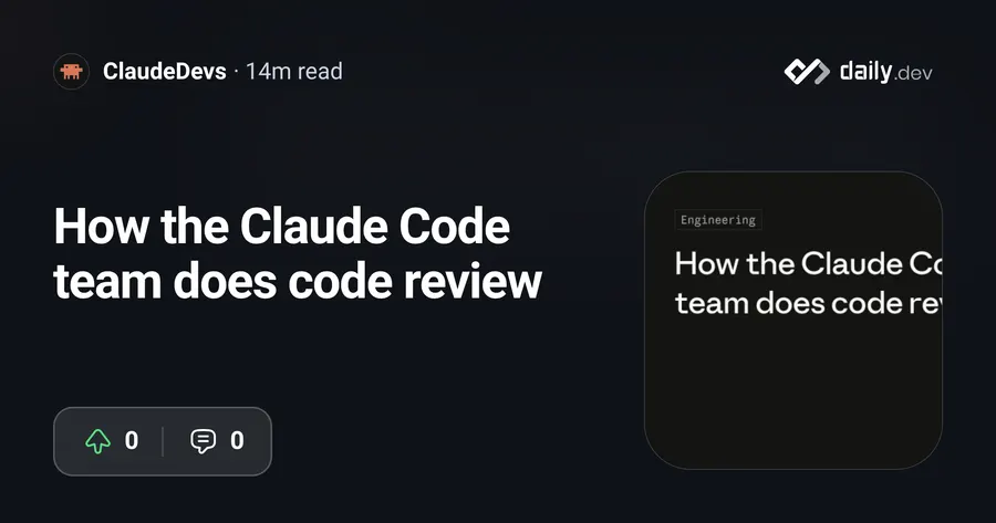 How the Claude Code team does code review