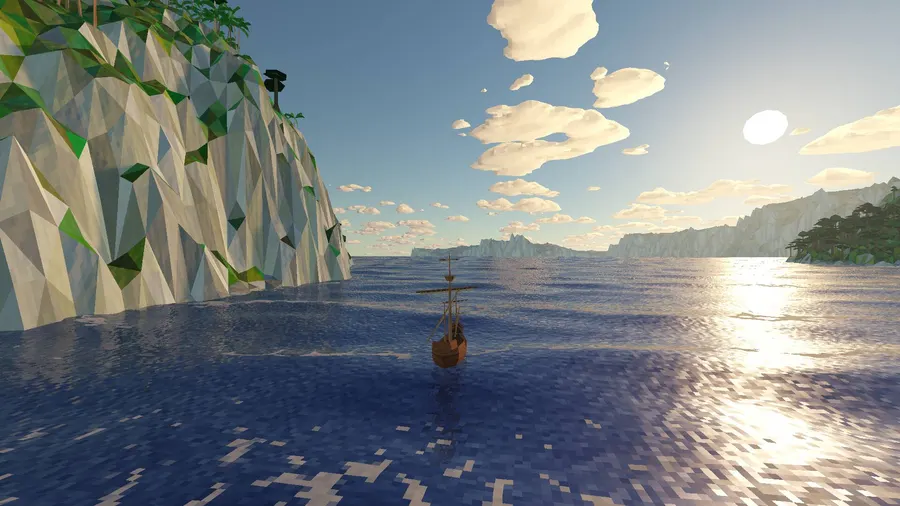 Rendering pretty sky in Around The World game
