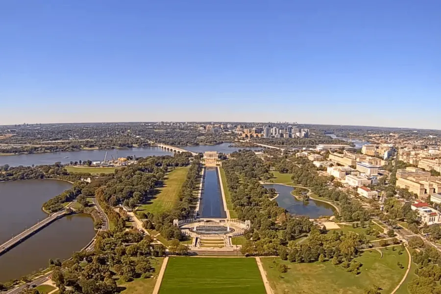 Trump issues statement on reflecting pool