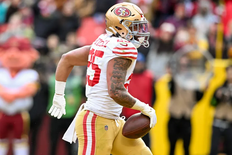Eagles sign running back Elijah Mitchell to practice squad amid injury crisis