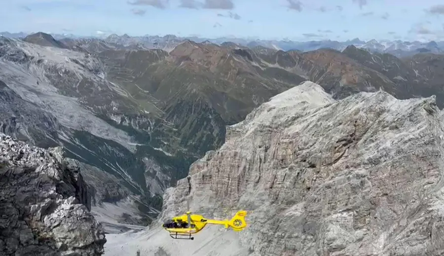 South Tyrol mountain rescue of German brothers
