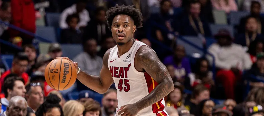 Heat guard Davion Mitchell posts double-double in season-opening loss
