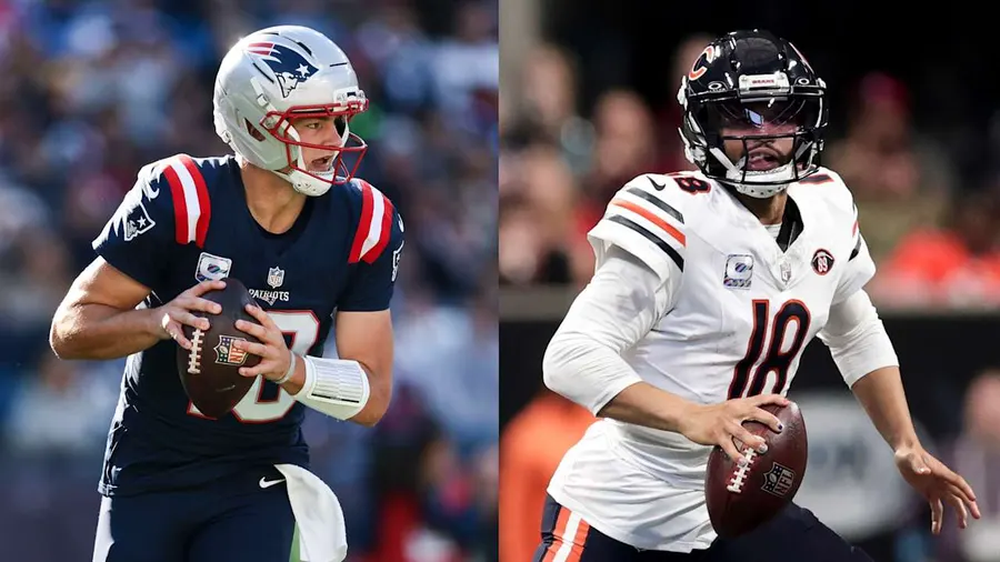 Patriots QB Drake Maye faces Bears' Caleb Williams in 2024 draft rematch