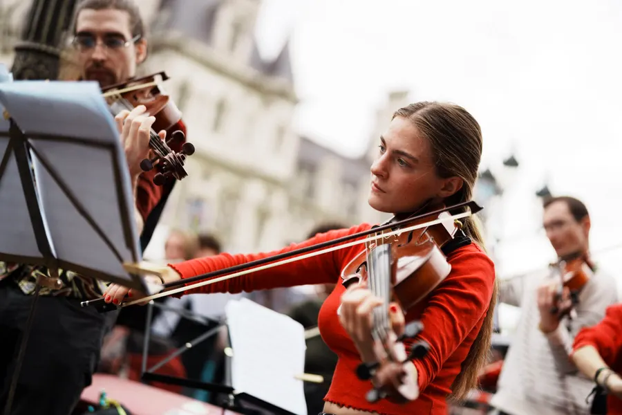 Musical activists targeted in Paris protest
