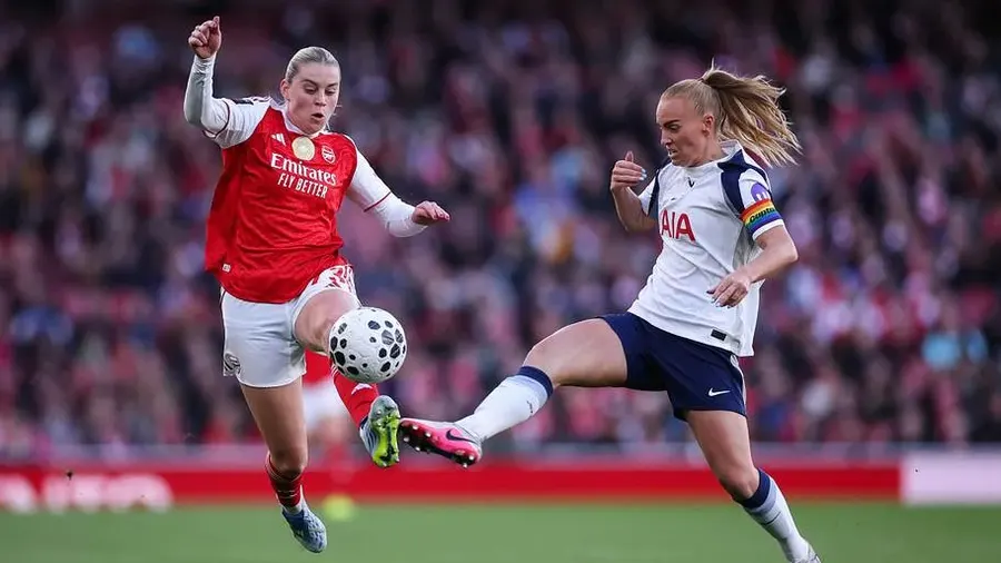 Spurs host Arsenal in WSL north London derby above them for first time
