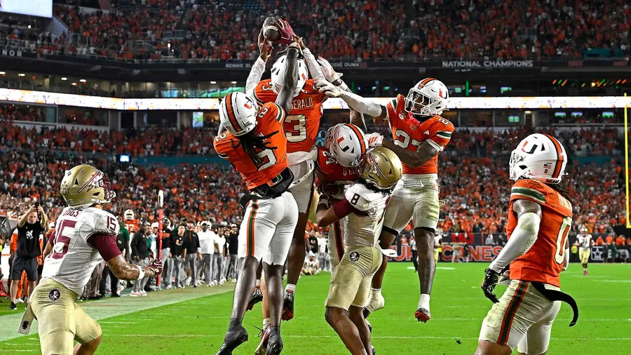 Miami coach Mario Cristobal downplays Hurricanes' first No. 1 ranking since 2002