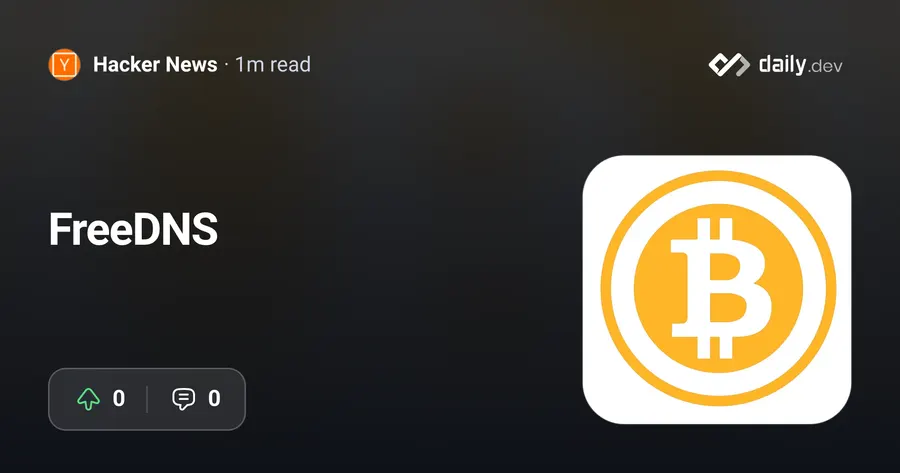 FreeDNS, a free dynamic DNS service, draws renewed attention online