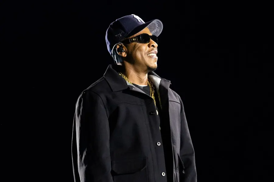 Jay-Z and Blue Ivy perform at SoFi concert