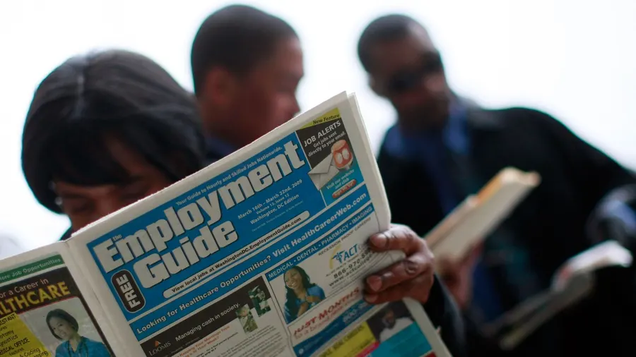 US job gains revised down by over 800,000