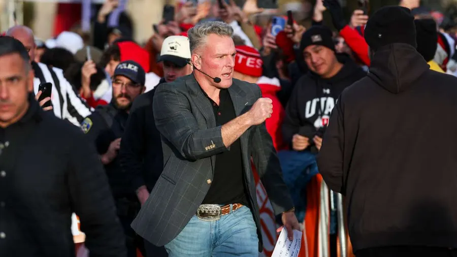 Pat McAfee at College GameDay in Utah