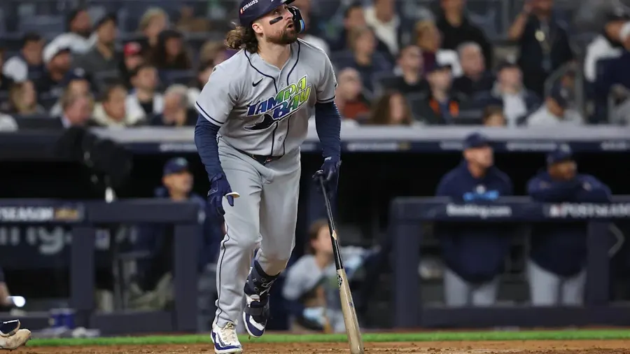 Rays outfielder Ryan Vilade moved up to first base for World Series Game 3