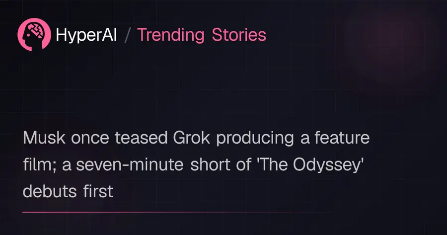 Musk's Grok releases first AI-generated Odyssey episode, drawing criticism