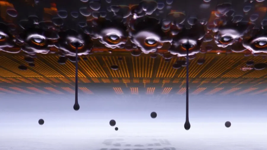 Nikon Small World contest winner: ink droplets