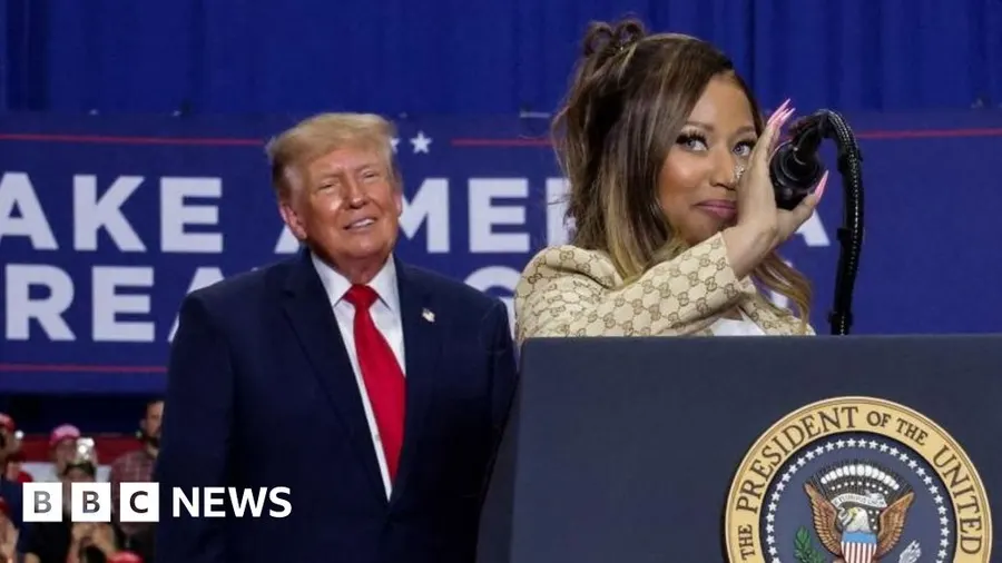 Trump's onstage remark about Minaj