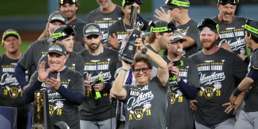 Brewers owner Mark Attanasio's team takes 3-0 World Series lead