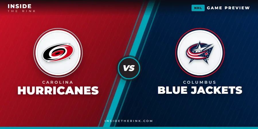 Blue Jackets vs Hurricanes NHL game
