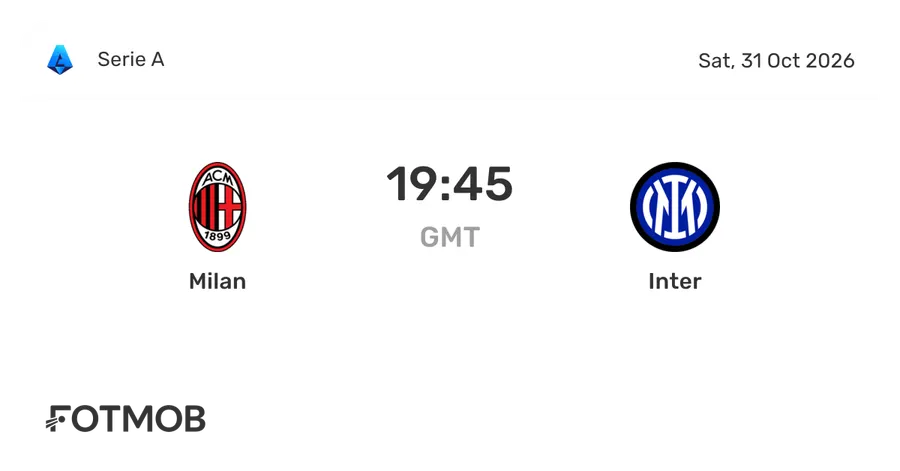 Milan host Inter in Derby della Madonnina on Matchday 10