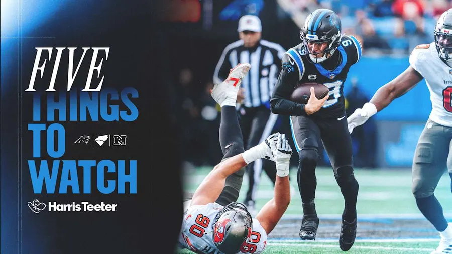 Panthers lead NFC South and host Buccaneers in first divisional game