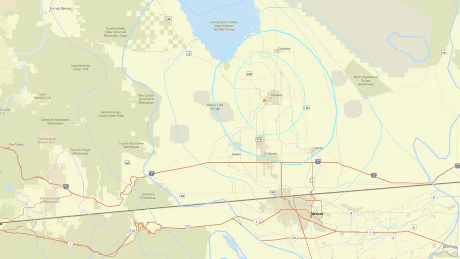 Earthquake in Brawley